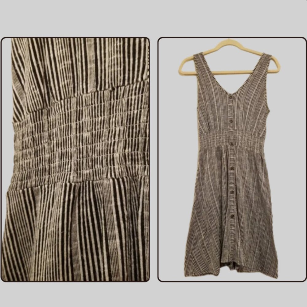 CAUTION to the WIND Black and White Striped Midi/Mini Dress | Spring Dresses